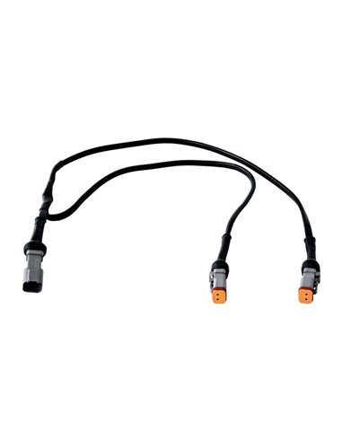 Adaptador Y STRANDS DT-Split 2+1 para conexão DT2 dupla, máx. 2×74W, garantia de 3 anos