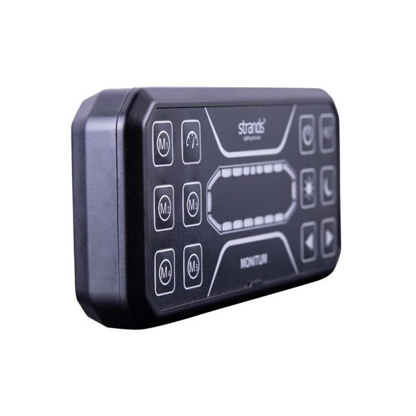 Controle remoto sem fio STRANDS para barras de LED, 11 funções, modo dia/noite