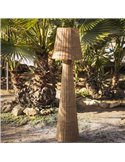 Lampadaire d'extérieur LED avec câble Arteixo Jute LOLA 165 NATURE, rotin, E27 - extérieur/intérieur