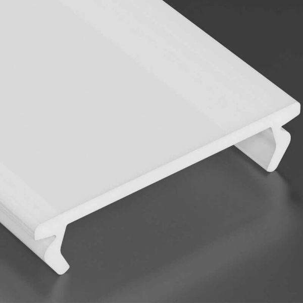 Difusor para Perfil 2,02 Metros PMMA ´Cover Double` Dual, Sileda, Insileda Milky