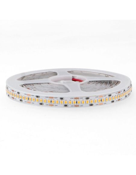Bande LED 24 V CC SMD2835 18 W/m 5 mètres IP20 Dimmable IRC90 - Blanc chaud, neutre ou froid