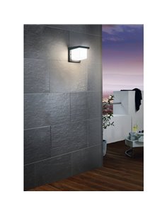 Aplique de pared LED exterior DESELLA 1, cubierta cuadrada 10W 1200Lm 3000K, IP55 2