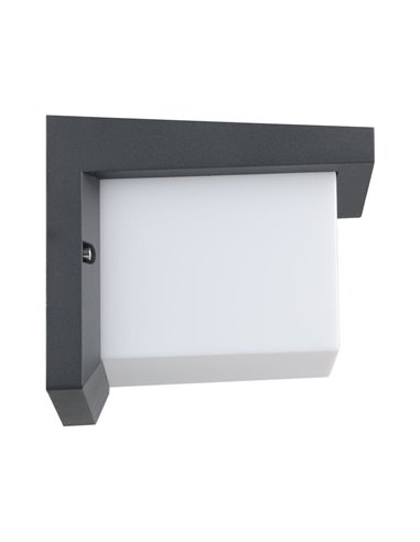Applique LED d'extérieur DESELLA 1, carré, 10 W, 1 200 lm, 3 000 K, IP55