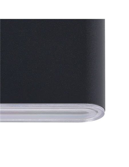 Aplique de pared LED dimable GRUTTI 175mm, 5,8W 1260Lm CTT 3000K/4000K/6500K, IP65
