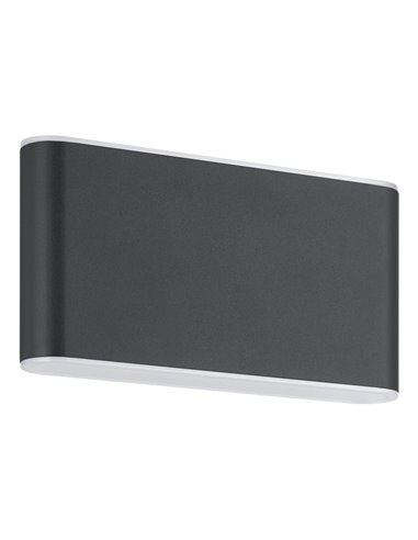 Aplique de pared LED dimable GRUTTI 175mm, 5,8W 1260Lm CTT 3000K/4000K/6500K, IP65