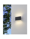 Aplique de pared LED dimable GRUTTI 175mm, 5,8W 1260Lm CTT 3000K/4000K/6500K, IP65