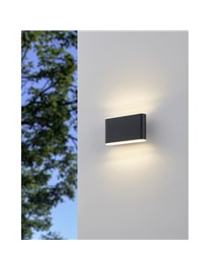 Aplique de pared LED dimable GRUTTI 175mm, 5,8W 1260Lm CTT 3000K/4000K/6500K, IP65 2