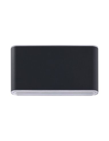 Aplique de pared LED dimable GRUTTI 175mm, 5,8W 1260Lm CTT 3000K/4000K/6500K, IP65