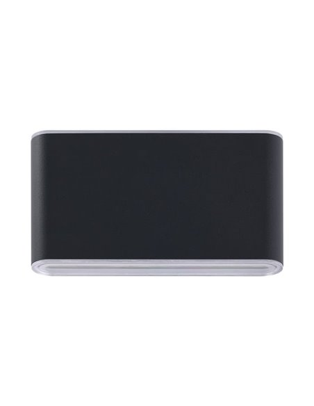 Aplique de pared LED dimable GRUTTI 175mm, 5,8W 1260Lm CTT 3000K/4000K/6500K, IP65