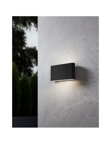 Aplique de pared LED dimable GRUTTI 175mm, 5,8W 1260Lm CTT 3000K/4000K/6500K, IP65