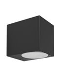 Aplique LED cuadrado de pared JABAGA para exterior, GU10 incluida, 4,6W 400Lm 3000K, IP44