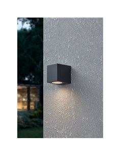 Aplique LED cuadrado de pared JABAGA para exterior, GU10 incluida, 4,6W 400Lm 3000K, IP44 2