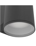 Aplique LED de pared cilíndrico IZZALINI para exterior, 2,8W 250Lm 3000K, IP44
