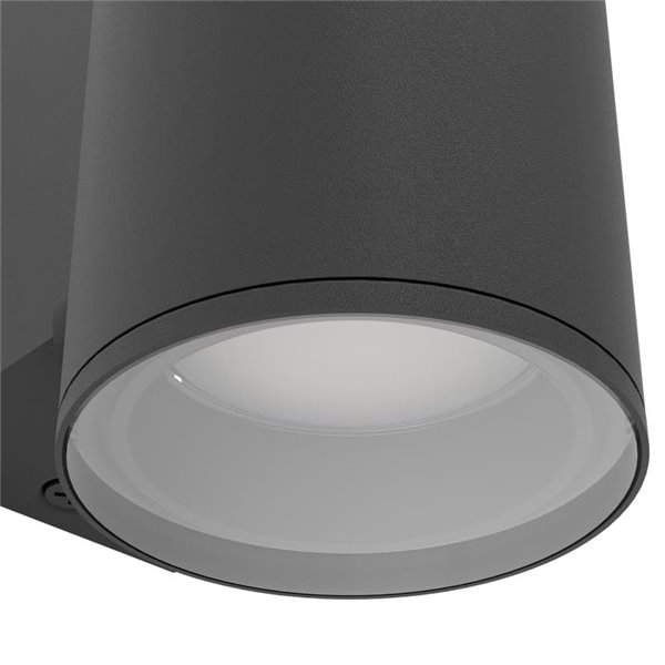 Aplique LED de pared cilíndrico IZZALINI para exterior, 2,8W 250Lm 3000K, IP44