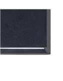 Aplique de pared LED vertical SPONGANO, negro, 2x5W 1200Lm, 3000K/4000K/5000K/6500K, IP65