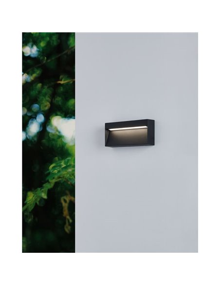Applique murale LED rectangulaire MARUGGIO, 4,8 W, 520 lm, 3 000 K/4 000 K/5 000 K/6 500 K, IP65
