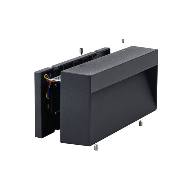 Aplique de parede LED retangular MARUGGIO, 4,8W 520Lm, 3000K/4000K/5000K/6500K, IP65