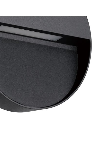 Aplique de pared LED redondo MARUGGIO dimable, 4,8W 520Lm, 3000K/4000K/5000K/6500K, IP65