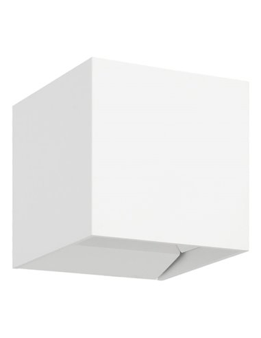 Aplique de pared LED blanco CALPINO 3, en forma de cubo 2x2,8W 840Lm 3000K, IP54