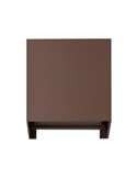 Aplique de pared LED café óxido CALPINO 3, en forma de cubo 2x2,8W 840Lm 3000K, IP54