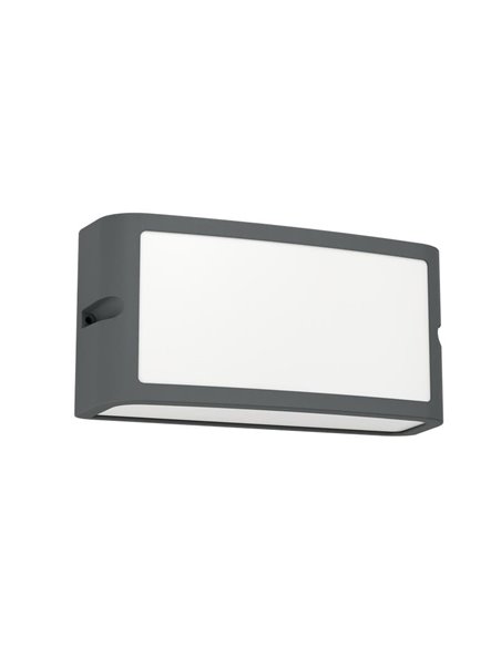 Luminária de parede externa LED CAMARDA antracite, com luz frontal, superior e inferior, 10,5 W 1200 Lm 4000 K, IP54