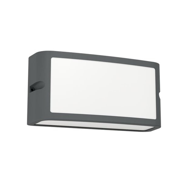 Luminária de parede externa LED CAMARDA antracite, com luz frontal, superior e inferior, 10,5 W 1200 Lm 4000 K, IP54