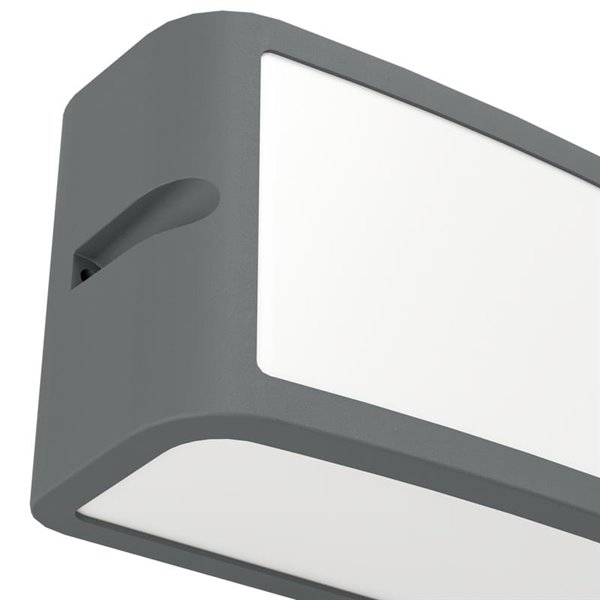Applique d'extérieur LED anthracite CAMARDA, avec éclairage frontal, supérieur et inférieur, 10,5 W 1200 lm 4000 K, IP54