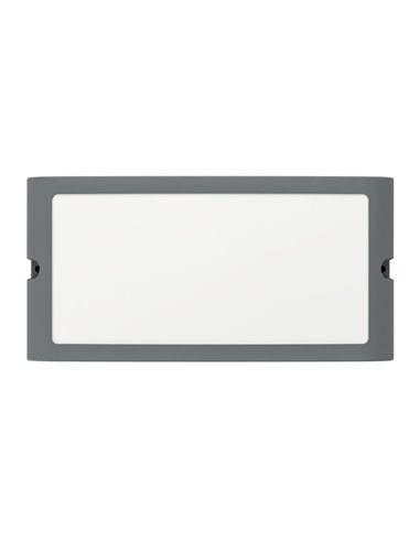 Luminária de parede externa LED CAMARDA antracite, com luz frontal, superior e inferior, 10,5 W 1200 Lm 4000 K, IP54