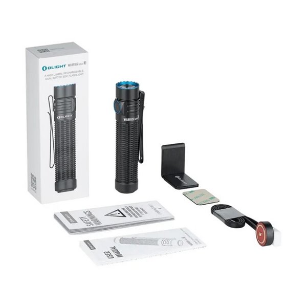 Linterna de mano potente LED 1750Lm WARRIOR MINI 3 IPX8 batería 18650 de 3500 mAh 3.6V IPX8