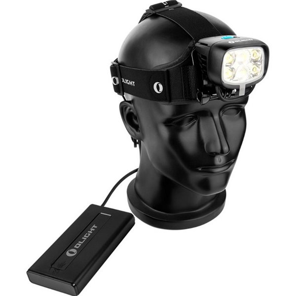 Linterna de cabeza LED H67 XXL Muy potente 12000Lm 8 x 18650 de litio de 100 W IPX4