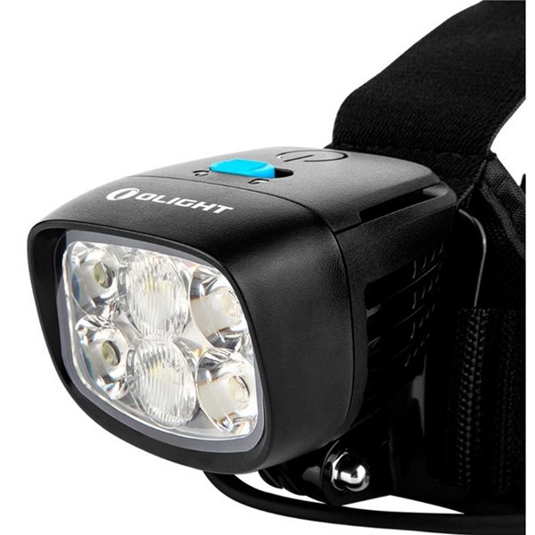 Linterna de cabeza LED H67 XXL Muy potente 12000Lm 8 x 18650 de litio de 100 W IPX4