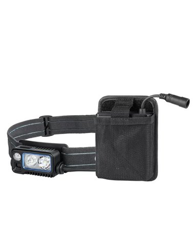 Linterna frontal LED H37-S WAVE FRONTAL 2500Lm alcance 173m batería 7.2V 5200 mAh TYPE C IPX4