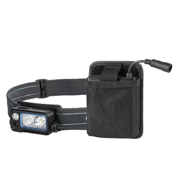 Linterna frontal LED H37-S WAVE FRONTAL 2500Lm alcance 173m batería 7.2V 5200 mAh TYPE C IPX4