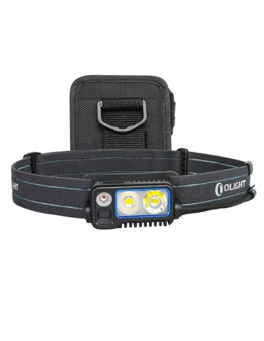 Lampe frontale LED H37-S WAVE FRONTAL 2500Lm portée 173m batterie 7.2V 5200 mAh TYPE C IPX4