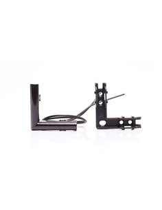 Luz de posición delantera LED blanca de esquina W280 BLACK 56X56 , 40cm cable, 2W, R148 2
