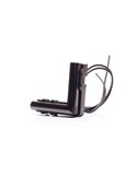 Luz de posición delantera LED blanca de esquina W280 BLACK 56X56 , 40cm cable, 2W, R148