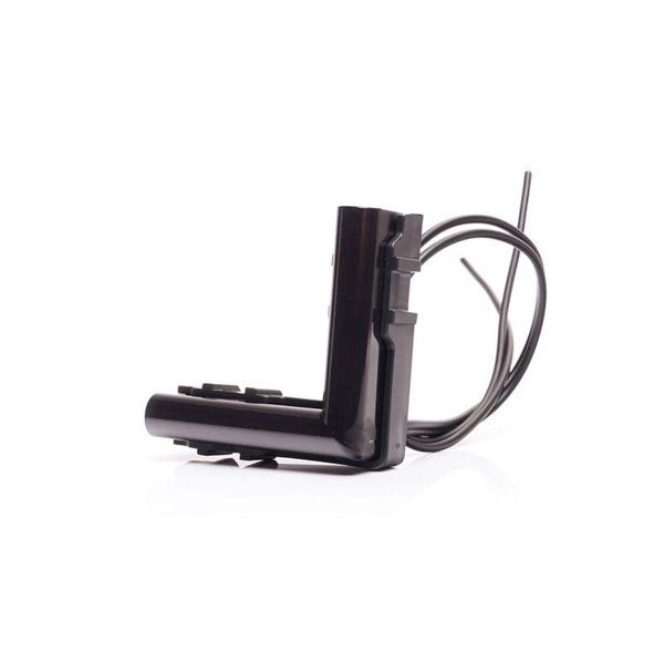 Luz de posición delantera LED blanca de esquina W280 BLACK 56X56 , 40cm cable, 2W, R148