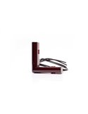 Luz de posición trasera de esquina LED roja, W280 BLACK 56x56, 40cm cable, 3W, R148