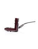 Luz de posición trasera de esquina LED roja, W280 BLACK 56x56, 40cm cable, 3W, R148