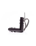 Luz LED lateral ámbar de esquina, W280 BLACK 56x56, 40cm cable, 25W, R148