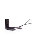 Luz LED lateral ámbar de esquina, W280 BLACK 56x56, 40cm cable, 25W, R148
