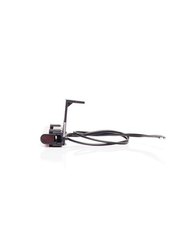 Luz trasera rojo LED W280 BLACK 125, 40cm cable, 3W R148