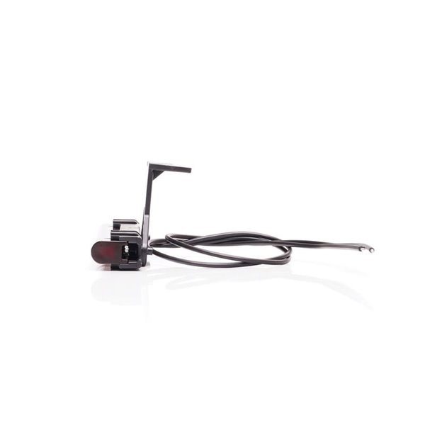 Luz trasera rojo LED W280 BLACK 125, 40cm cable, 3W R148