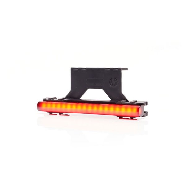Luz trasera rojo LED W280 BLACK 125, 40cm cable, 3W R148
