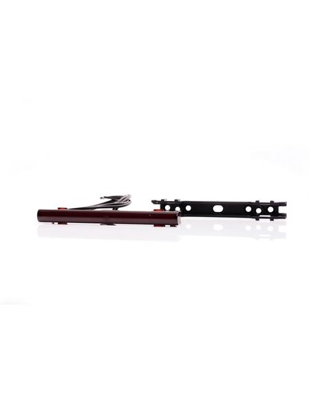 Luz trasera rojo LED W280 BLACK 125, 40cm cable, 3W R148