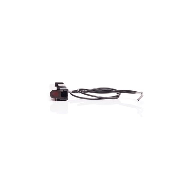 Luz trasera rojo LED W280 BLACK 125, 40cm cable, 3W R148