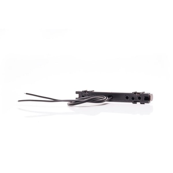 Luz trasera rojo LED W280 BLACK 125, 40cm cable, 3W R148