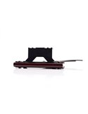 Luz trasera rojo LED W280 BLACK 125, 40cm cable, 3W R148