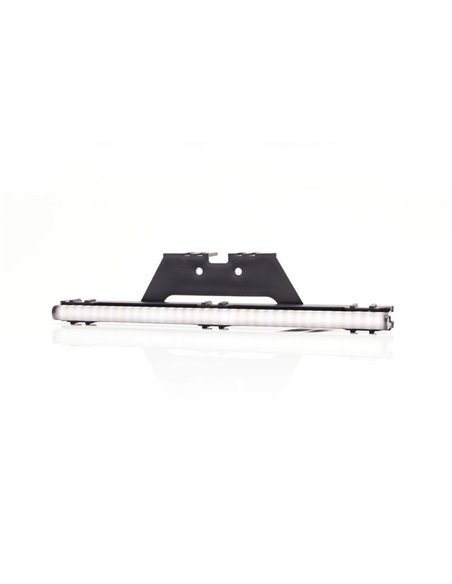 Luz LED de posición delantera larga, blanca W280 BLACK 250, 5W, R148, 40cm cable, 250mm