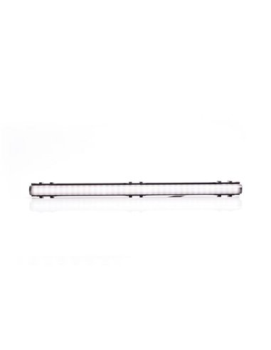 Luz LED de posición delantera larga, blanca W280 BLACK 250, 5W, R148, 40cm cable, 250mm